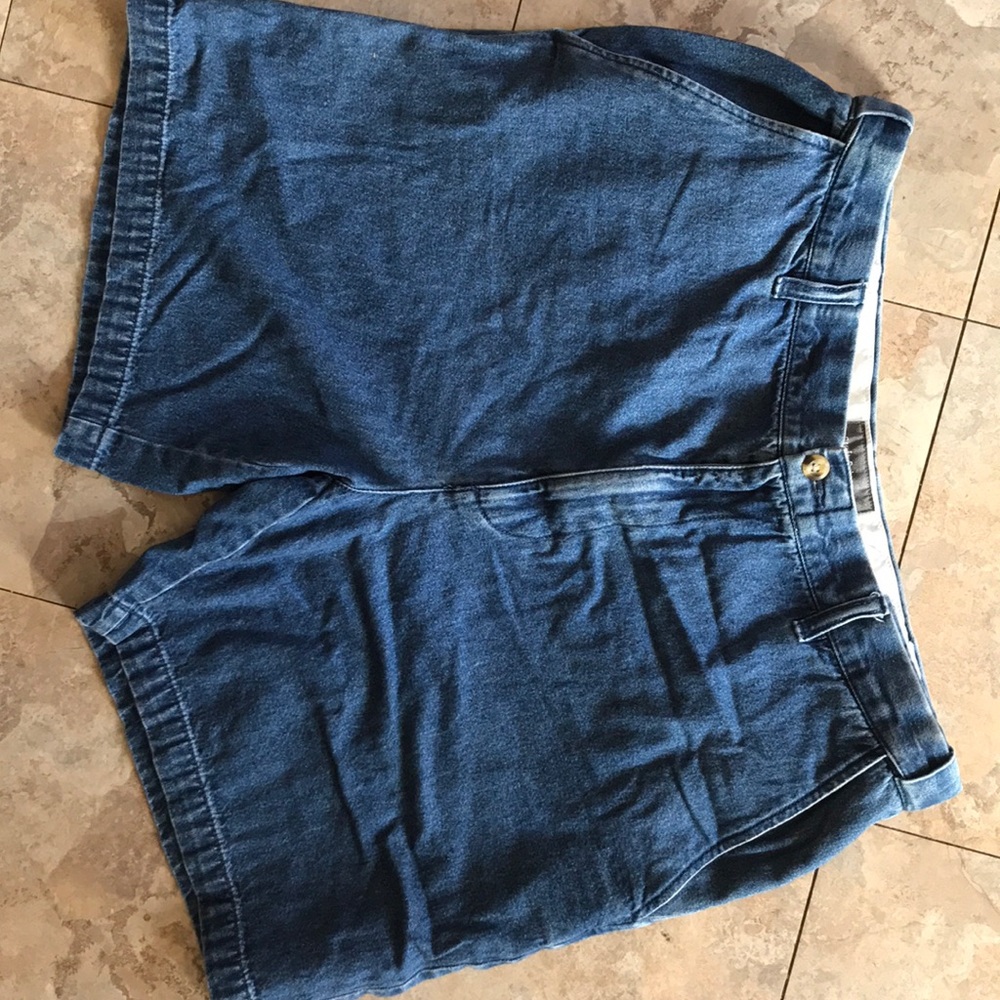 denim shorts